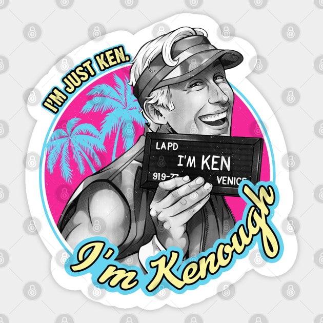 I'm Kenough! Sticker by ActiveNerd